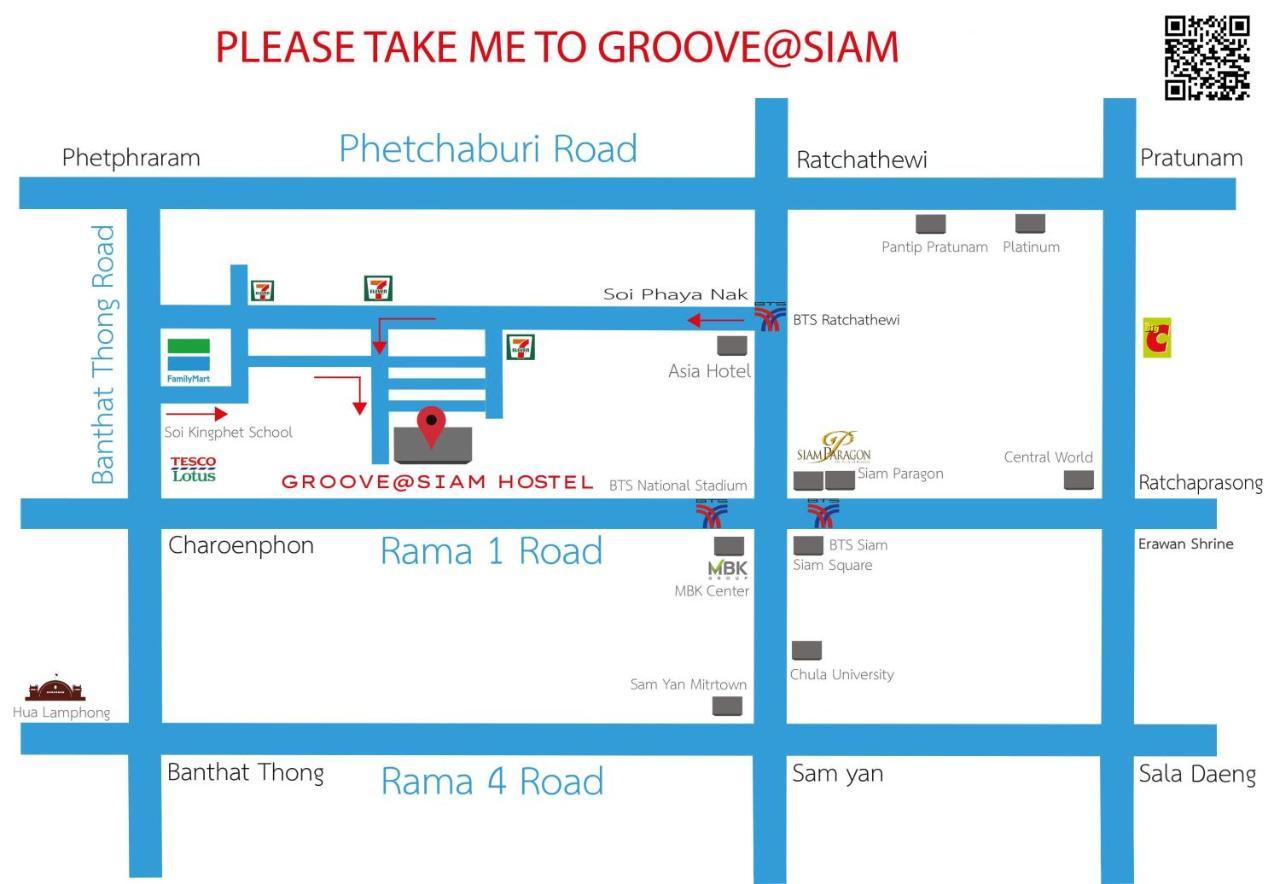 Groove At Siam Hotell Bangkok Exteriör bild